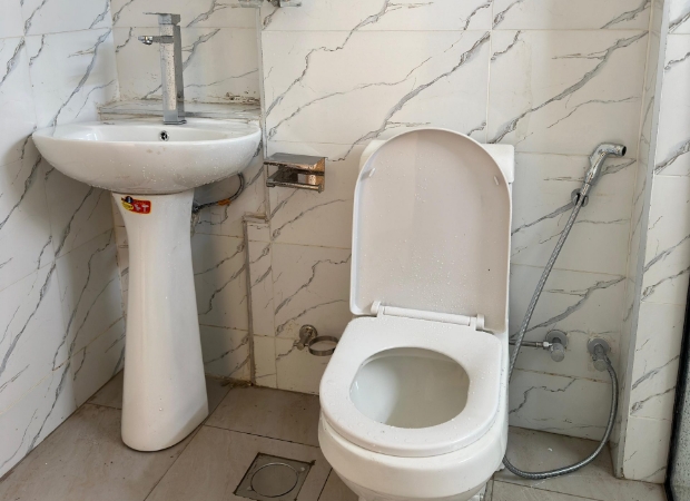 Hand-wash-basin-and-toilet-installed-1-scaled